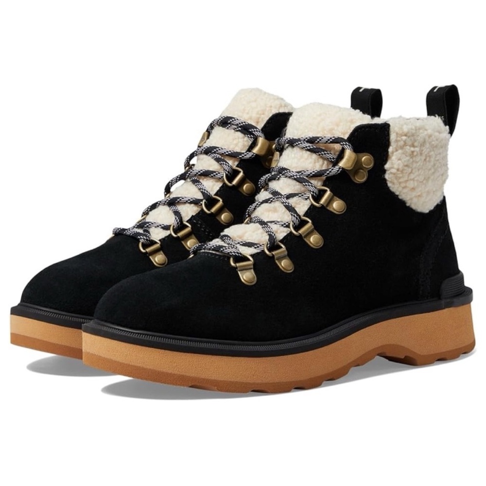 New Sorel Hi‎ Line Hiker Cozy Lace Up Boots Size 6
